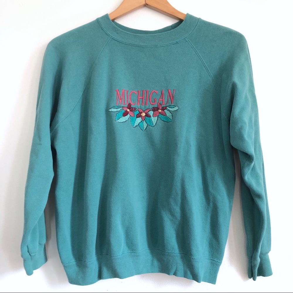 Vintage Michigan travel crew sweatshirt